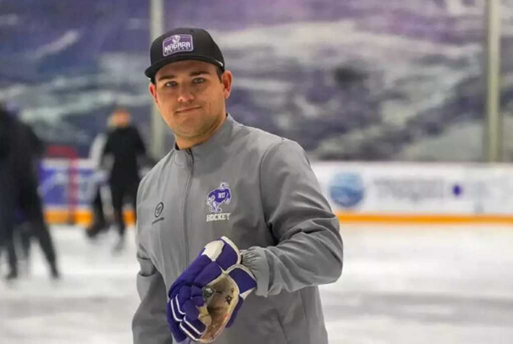 Dawson Garcia, Paul Vincent Hockey Academy head instructor and newly appointed Hobart College assistant hockey coach.
